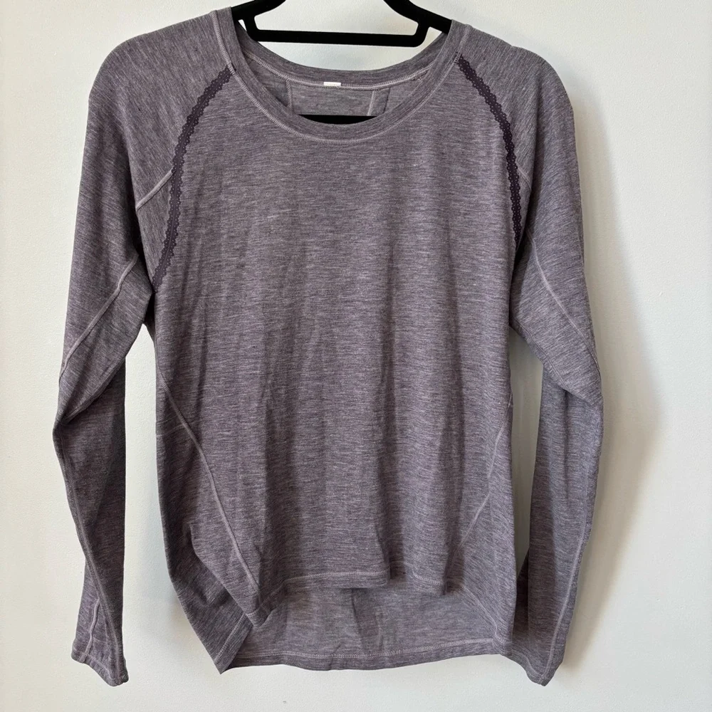 Lululemon Stop Drop and Squat Long Sleeve Top Size‎ 6